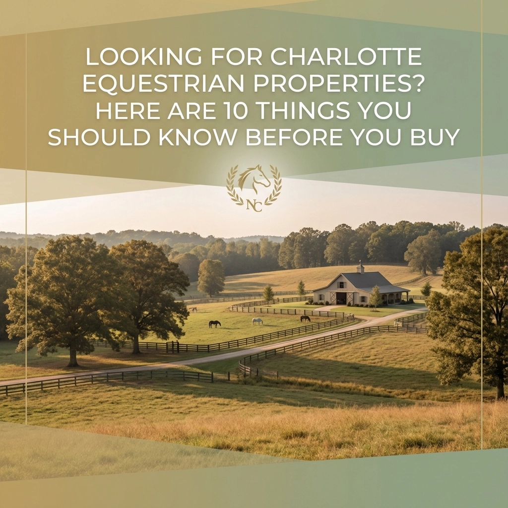 Looking For Charlotte Equestrian Properties? Here Are 10 Things You Should Know Before You Buy