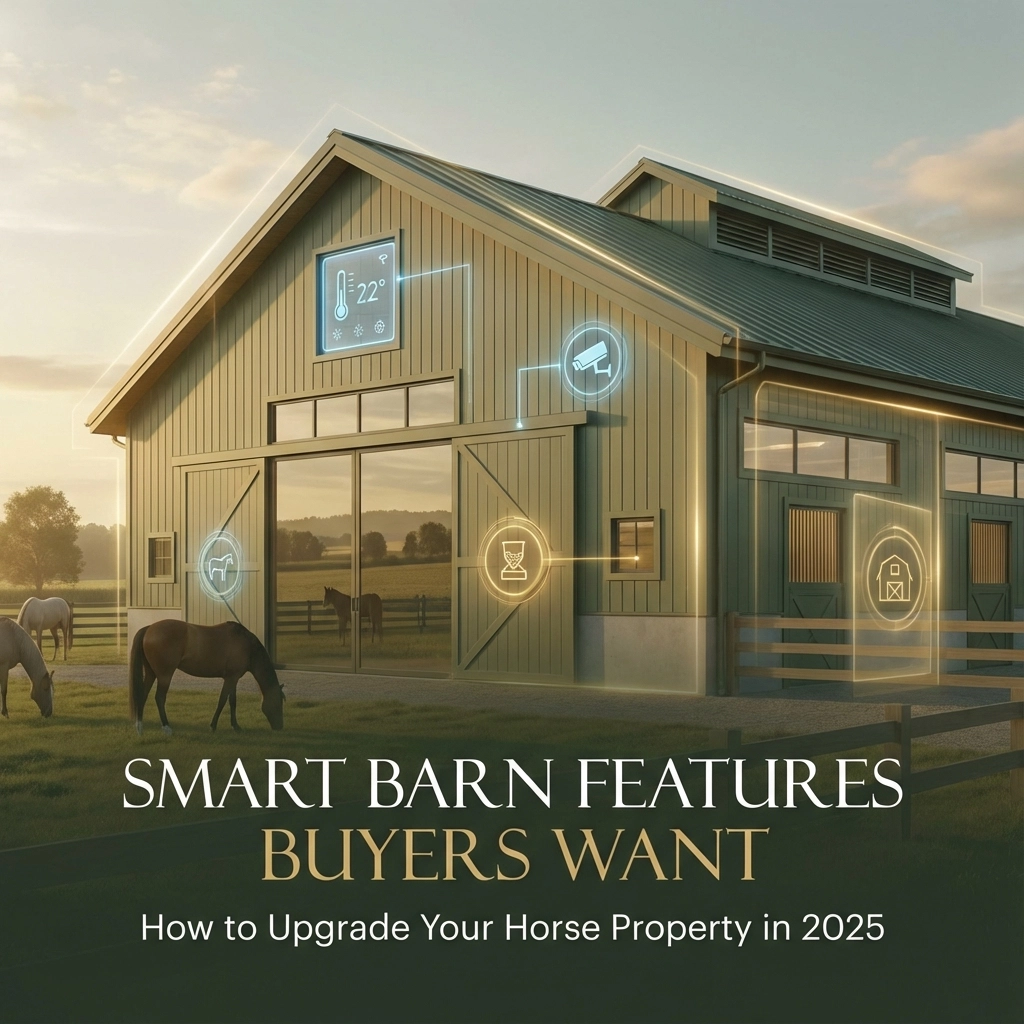 Smart Barn Features Buyers Want: How to Upgrade Your Horse Property in 2025