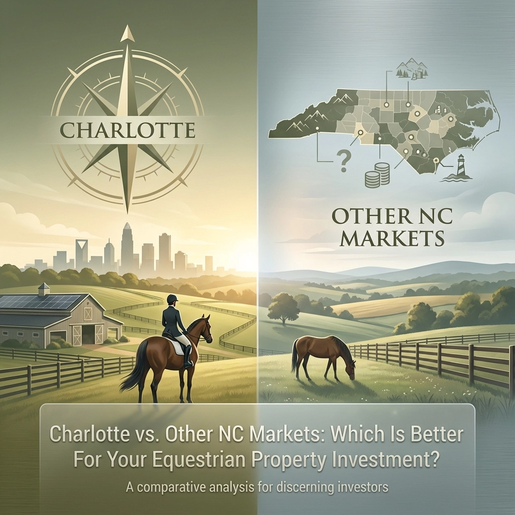 Charlotte vs. Other NC Markets: Which Is Better For Your Equestrian Property Investment?