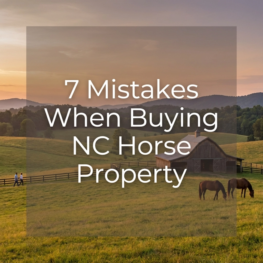 7 Mistakes You're Making When Buying North Carolina Horse Property (And How to Fix Them)