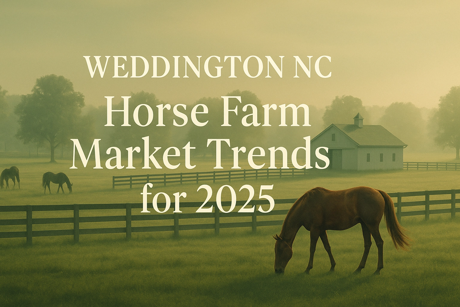 Weddington NC Horse Farm Market Trends for 2025
