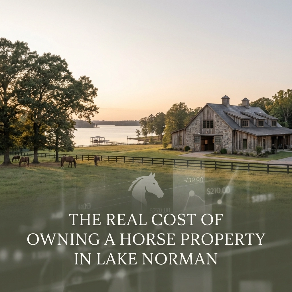 The Real Cost of Owning a Horse Property in Lake Norman