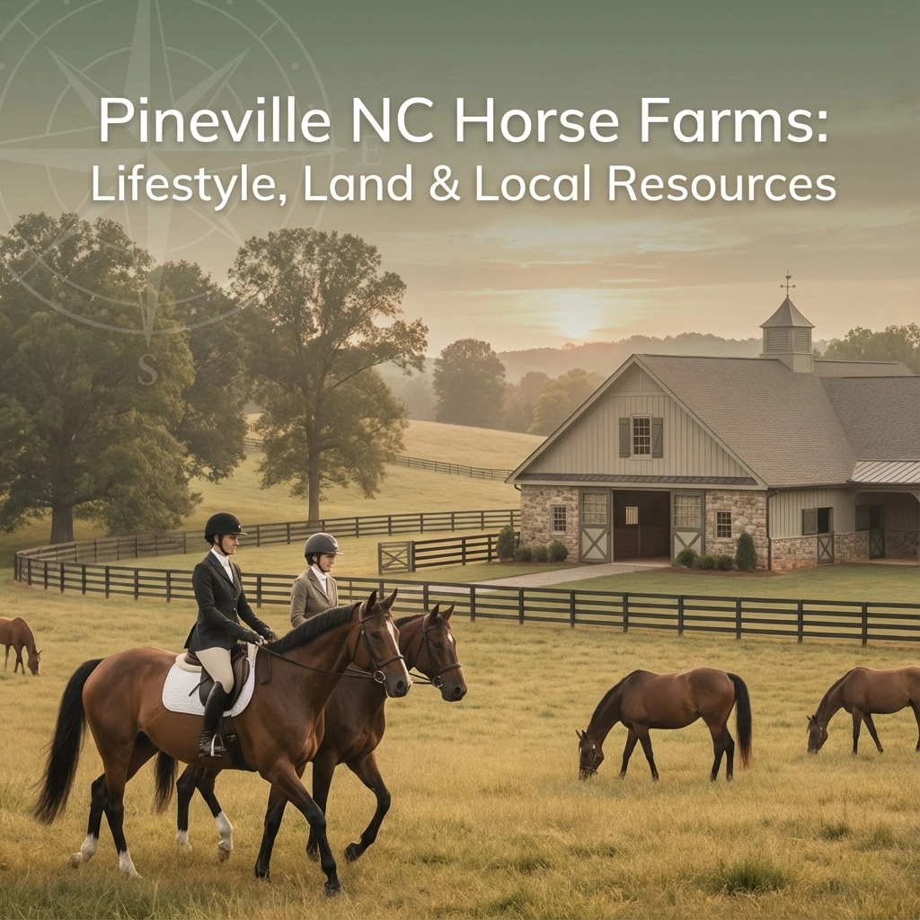 Pineville NC Horse Farms: Lifestyle, Land & Local Resources