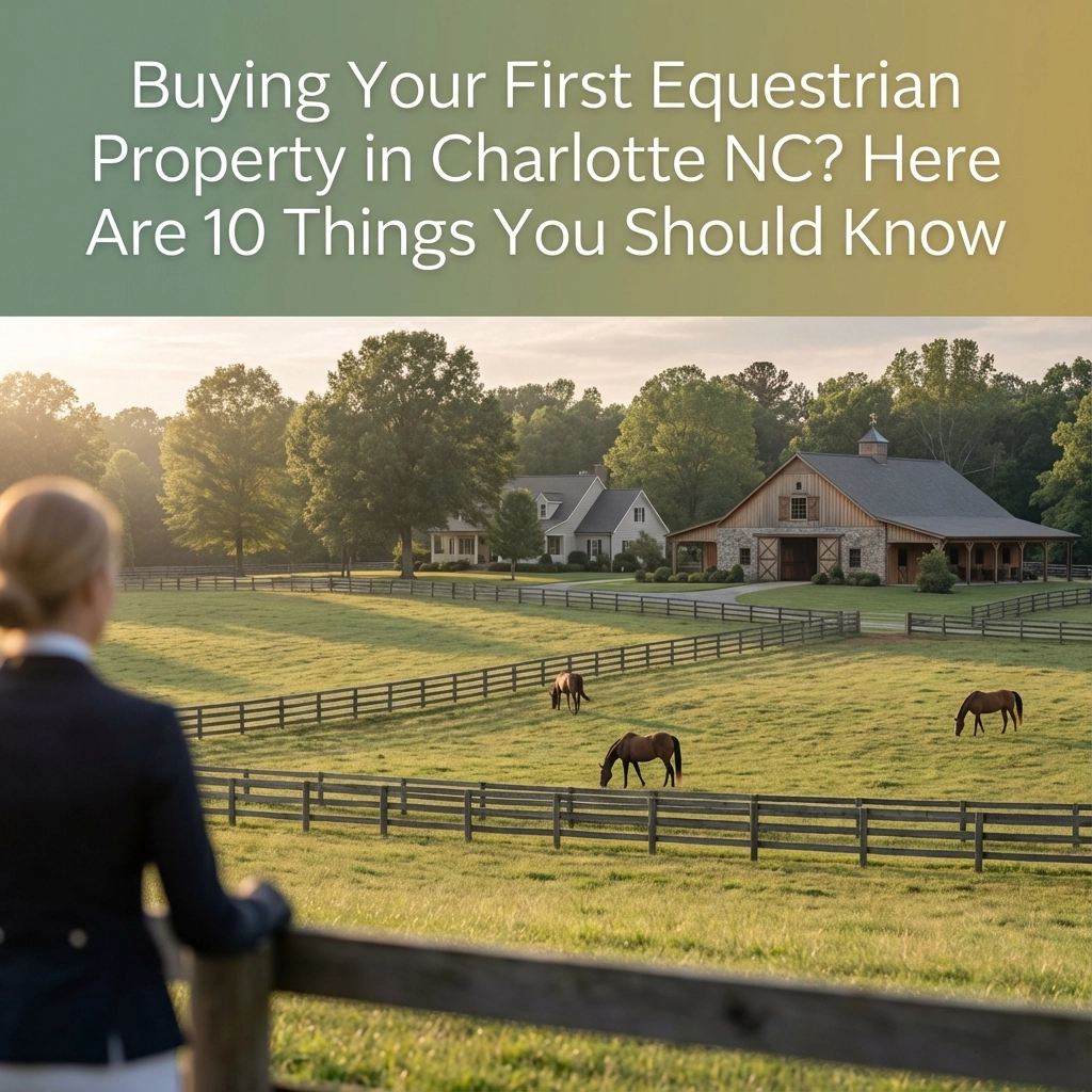 Buying Your First Equestrian Property in Charlotte NC? Here Are 10 Things You Should Know