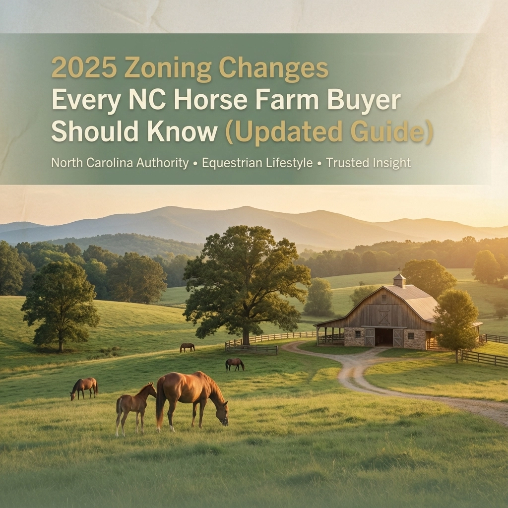 2025 Zoning Changes Every NC Horse Farm Buyer Should Know (Updated Guide)