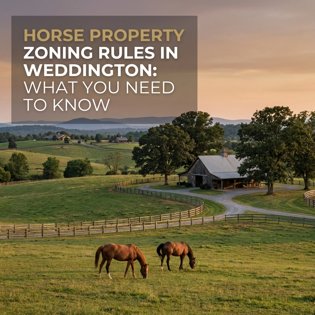 Horse Property Zoning Rules in Weddington: What You Need to Know