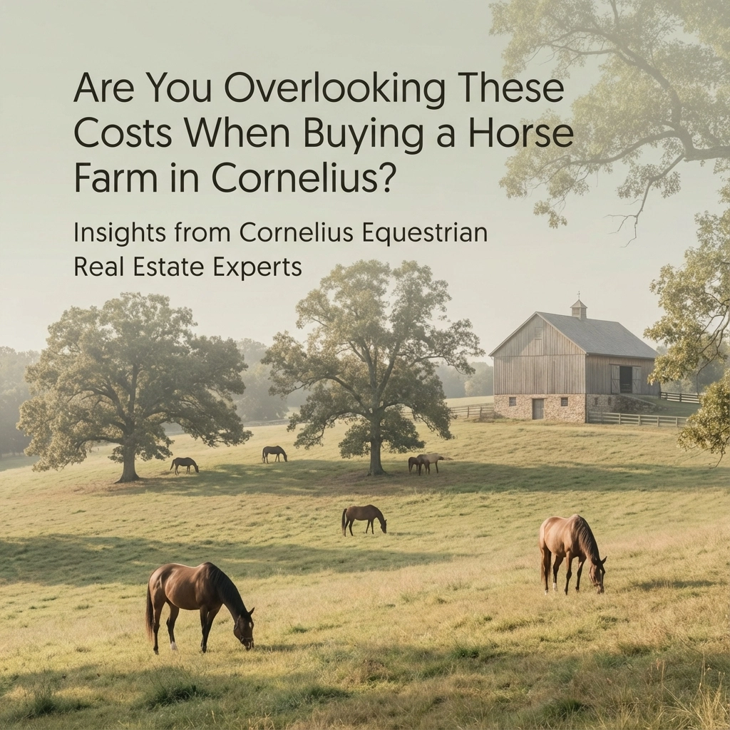 Are You Overlooking These Costs When Buying a Horse Farm in Cornelius?
