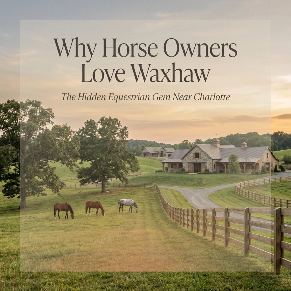 Why Horse Owners Love Waxhaw: The Hidden Equestrian Gem Near Charlotte