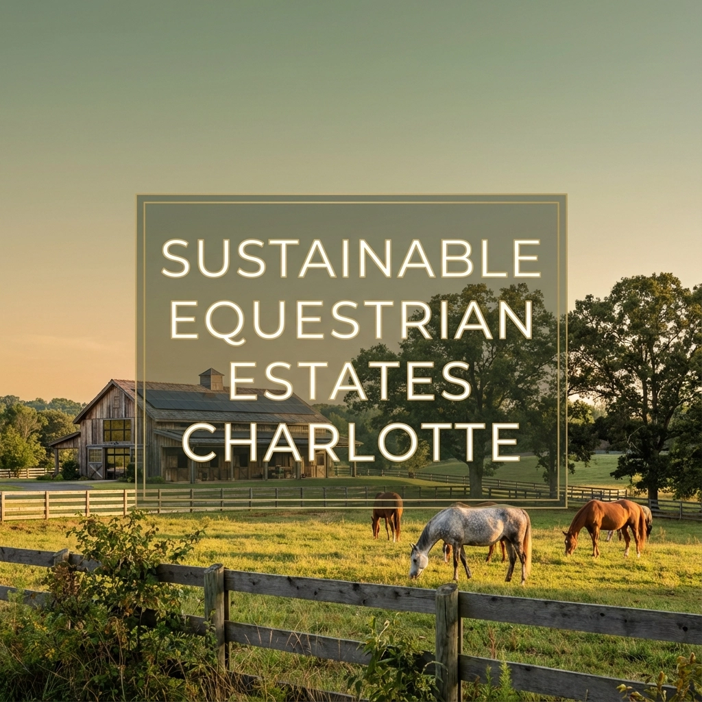 Why Everyone Is Talking About Sustainable Equestrian Estates in Charlotte (And You Should Too)