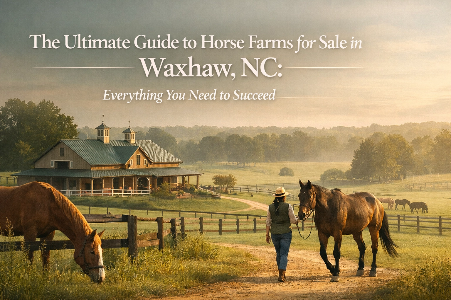 The Ultimate Guide to Horse Farms for Sale in Waxhaw, NC: Everything You Need to Succeed