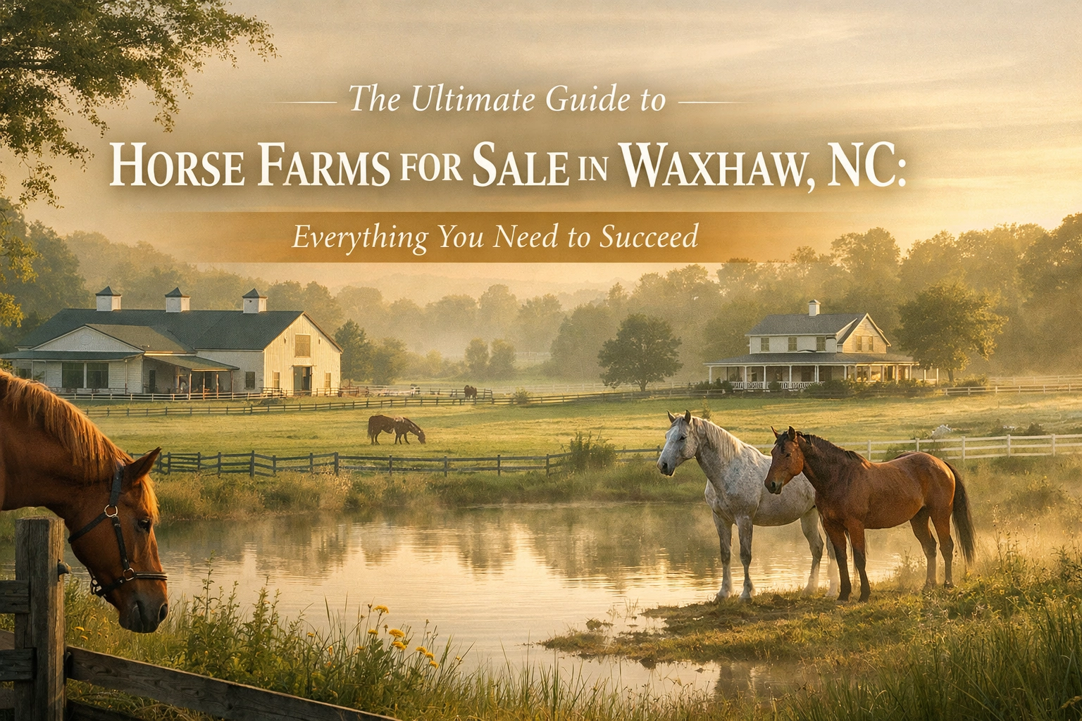 The Ultimate Guide to Horse Farms for Sale in Waxhaw, NC: Everything You Need to Succeed