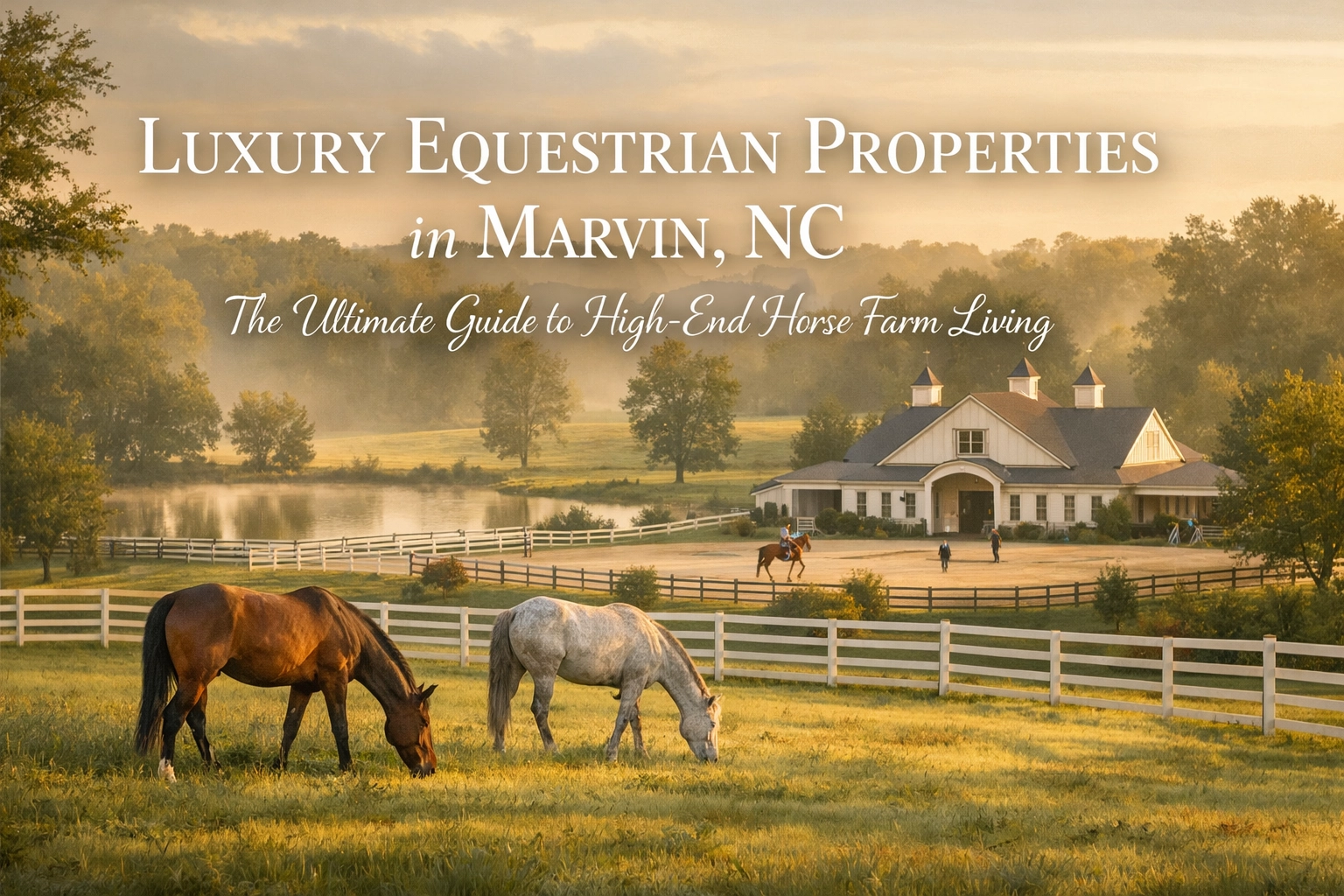 Luxury Equestrian Properties in Marvin, NC: The Ultimate Guide to High-End Horse Farm Living