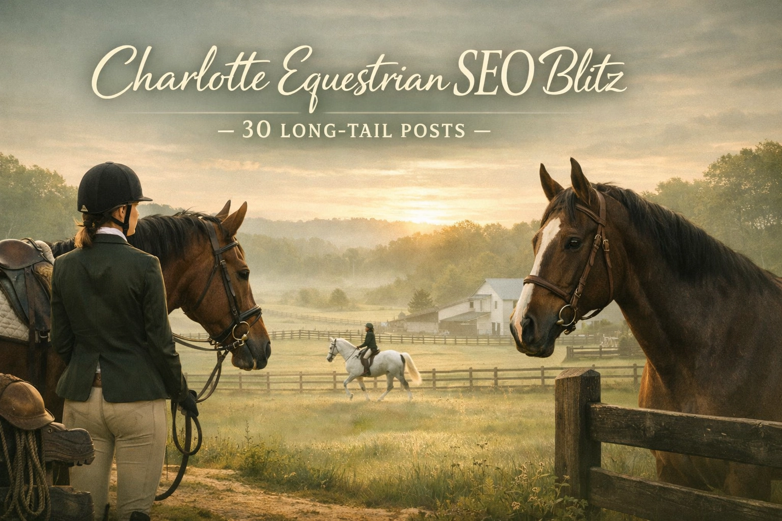 Charlotte Equestrian SEO Blitz – 30 Long-Tail Posts