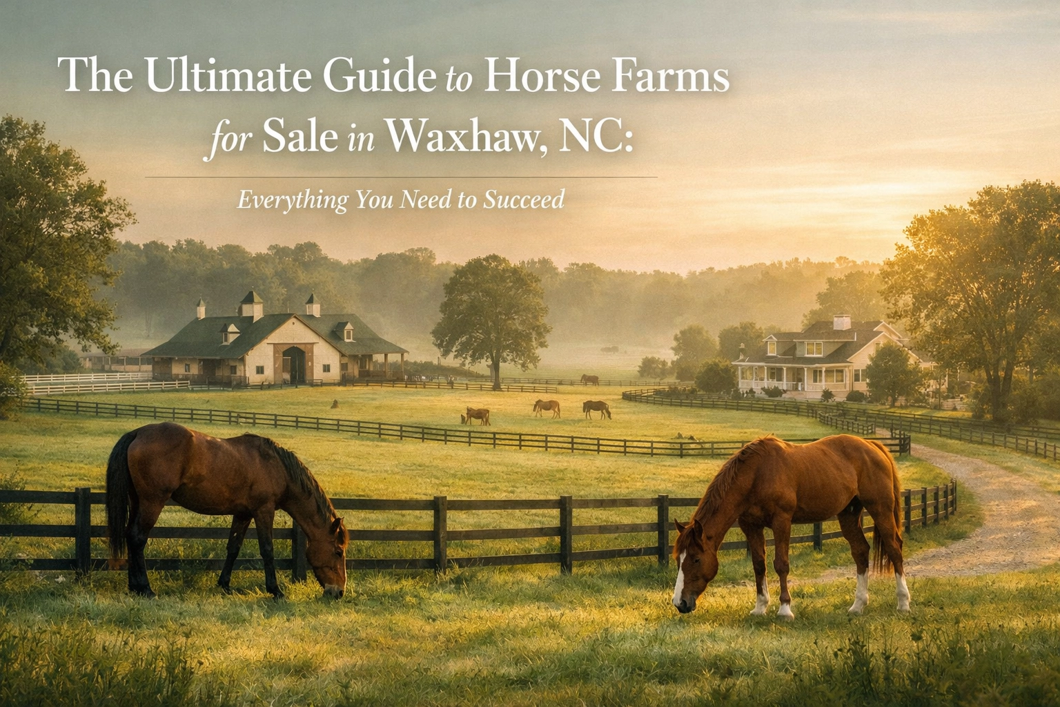The Ultimate Guide to Horse Farms for Sale in Waxhaw, NC: Everything You Need to Succeed
