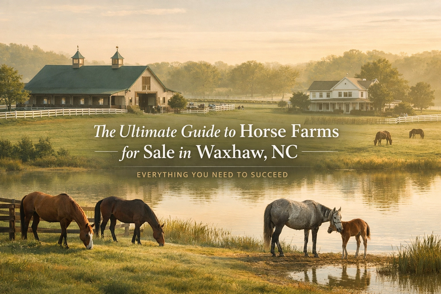 The Ultimate Guide to Horse Farms for Sale in Waxhaw, NC: Everything You Need to Succeed