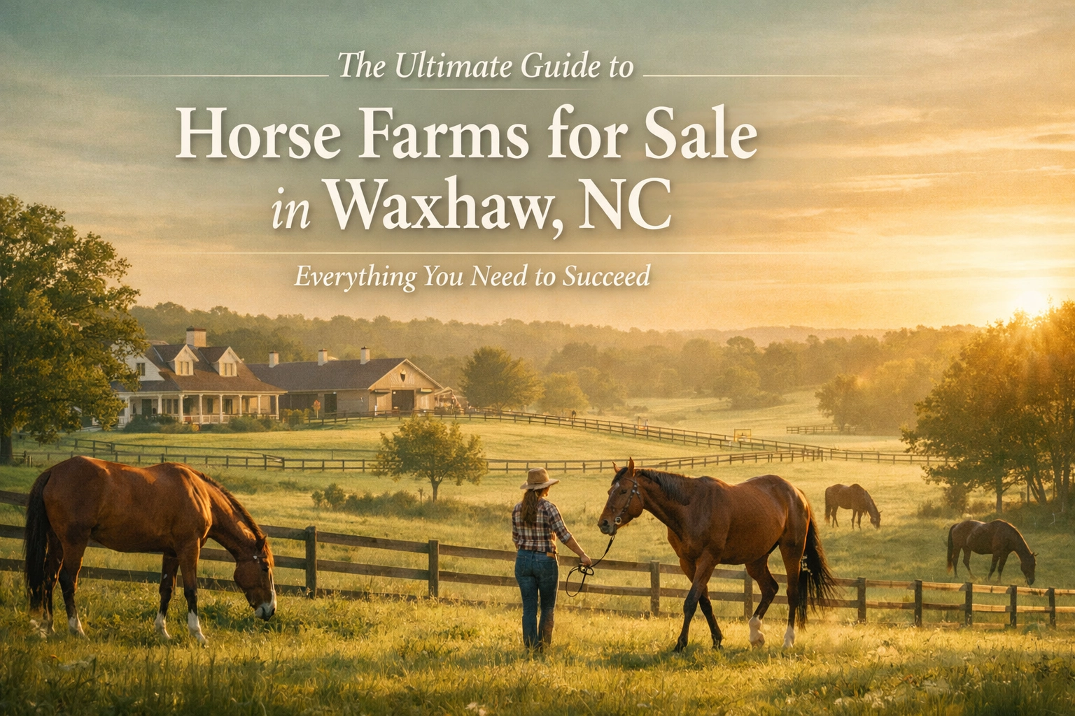 The Ultimate Guide to Horse Farms for Sale in Waxhaw, NC: Everything You Need to Succeed