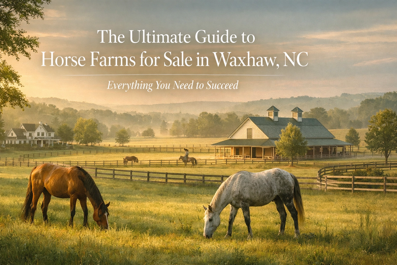The Ultimate Guide to Horse Farms for Sale in Waxhaw, NC: Everything You Need to Succeed
