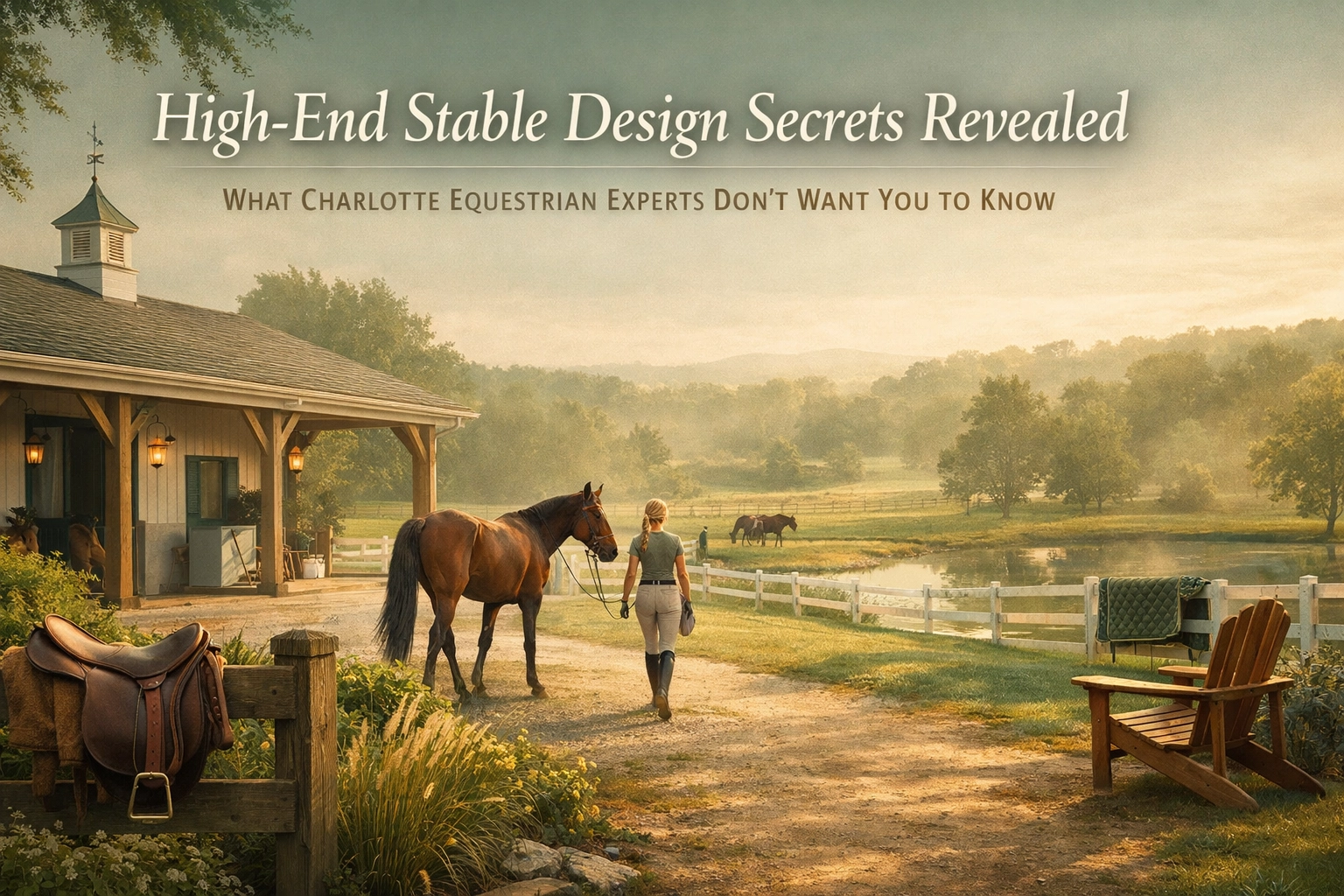 High-End Stable Design Secrets Revealed: What Charlotte Equestrian Experts Don’t Want You to Know