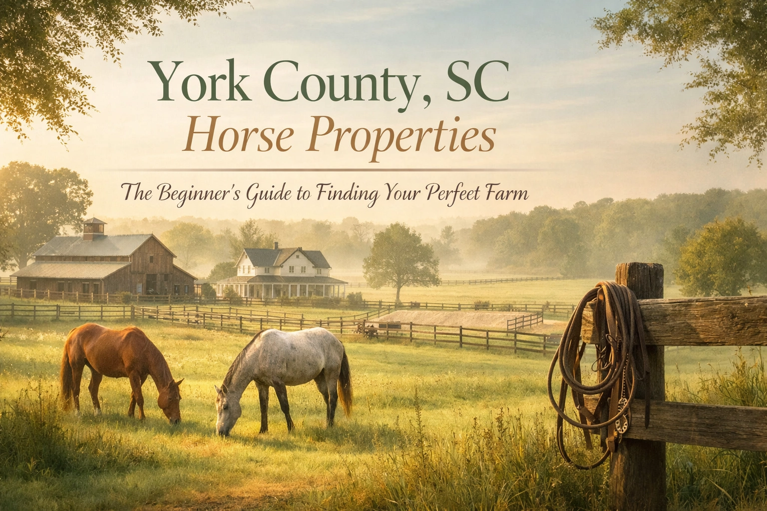 York County, SC Horse Properties: The Beginner’s Guide to Finding Your Perfect Farm