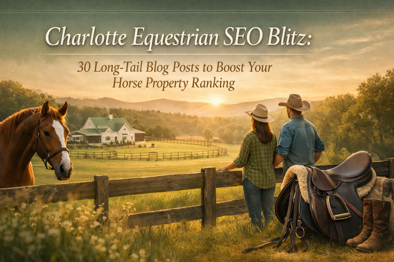 Charlotte Equestrian SEO Blitz: 30 Long-Tail Blog Posts to Boost Your Horse Property Ranking