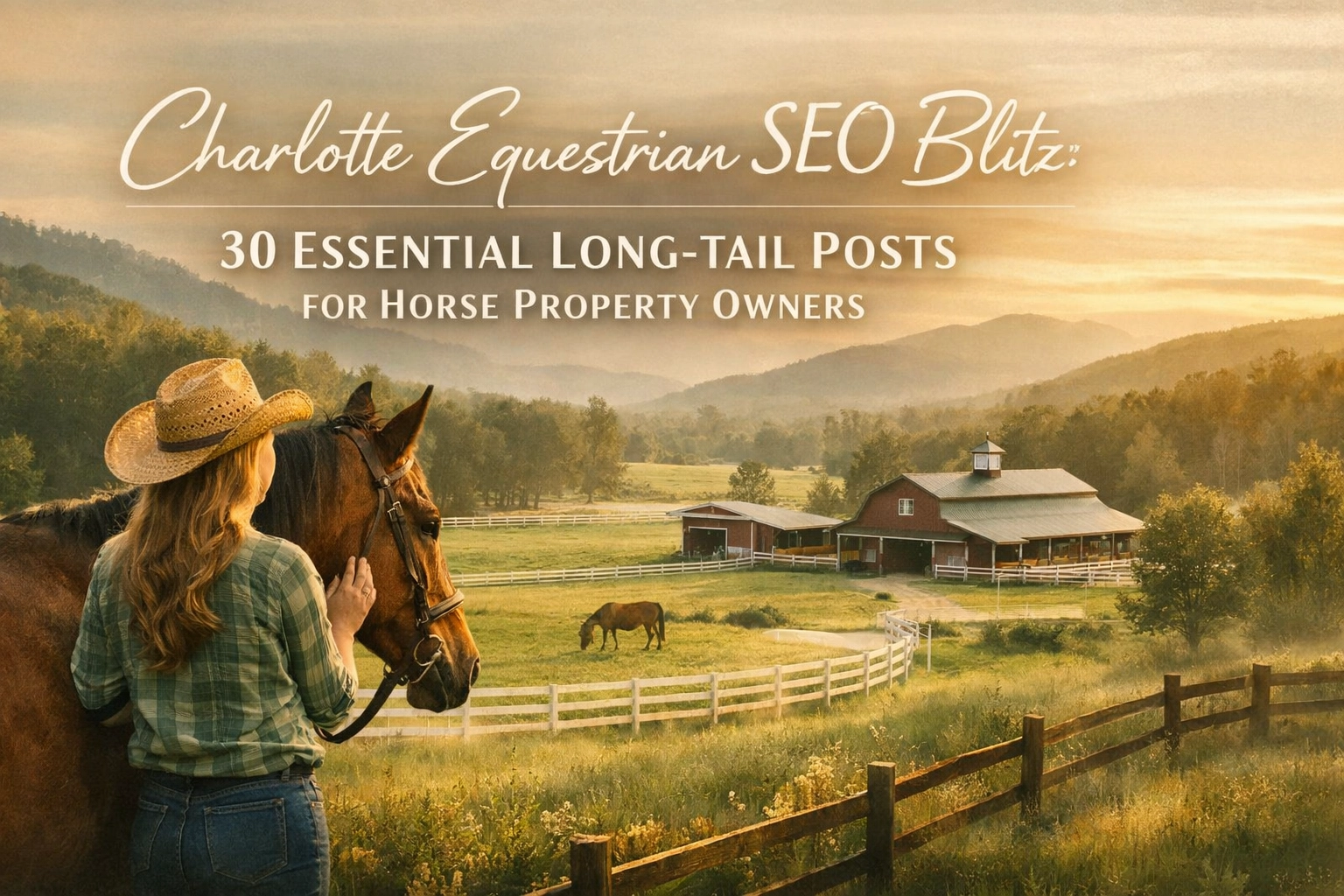Charlotte Equestrian SEO Blitz: 30 Essential Long-Tail Posts for Horse Property Owners