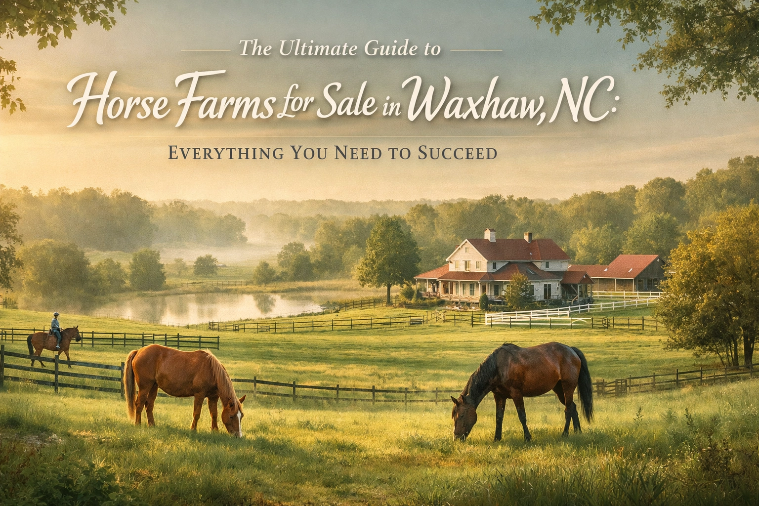 The Ultimate Guide to Horse Farms for Sale in Waxhaw, NC: Everything You Need to Succeed