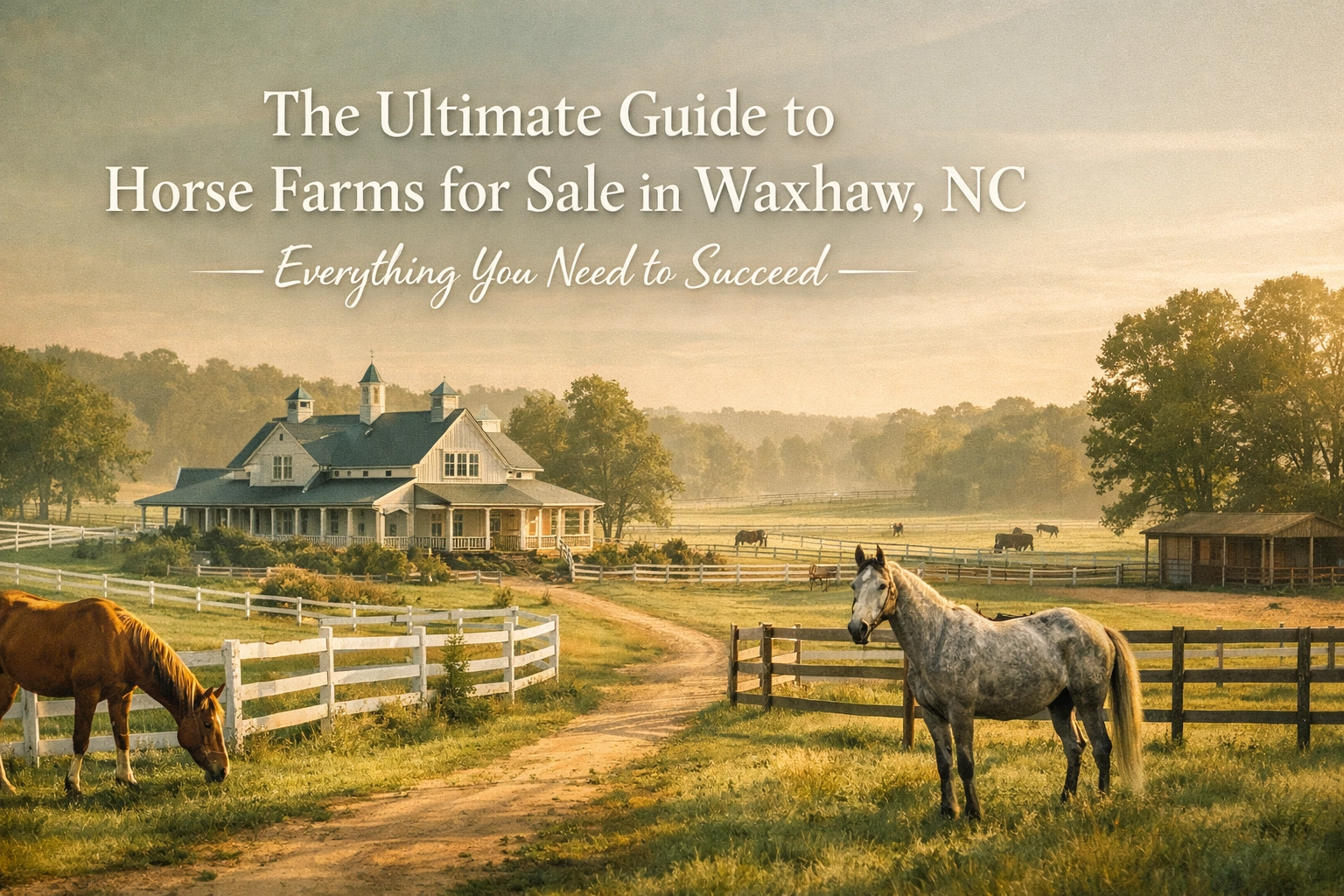 The Ultimate Guide to Horse Farms for Sale in Waxhaw, NC: Everything You Need to Succeed