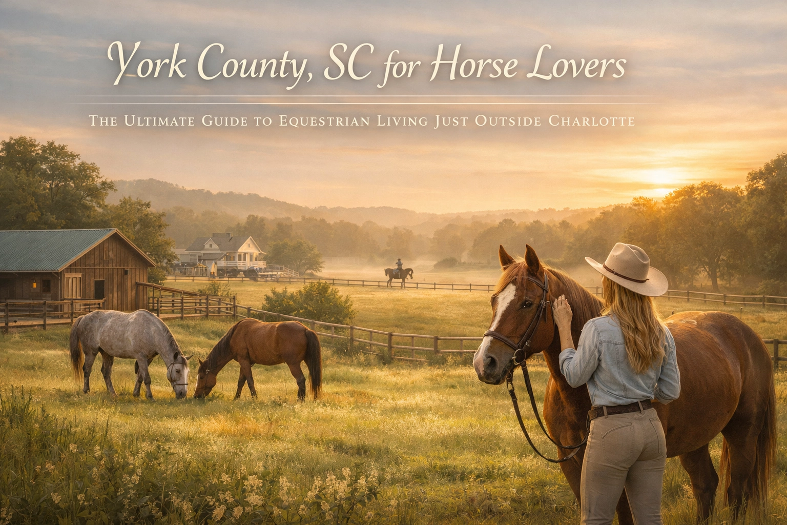 York County, SC for Horse Lovers: The Ultimate Guide to Equestrian Living Just Outside Charlotte