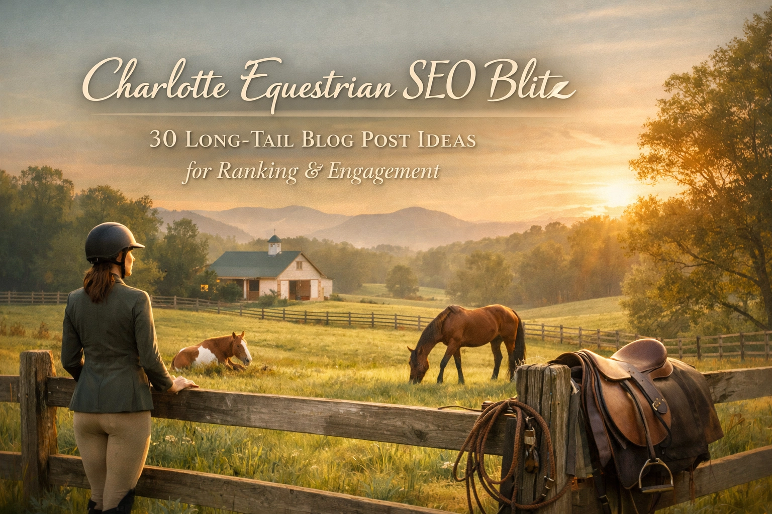 Charlotte Equestrian SEO Blitz: 30 Long-Tail Blog Post Ideas for Ranking & Engagement