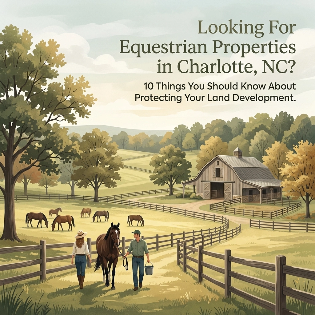 Looking For Equestrian Properties in Charlotte NC? Here Are 10 Things You Should Know About Protecting Your Land From Development